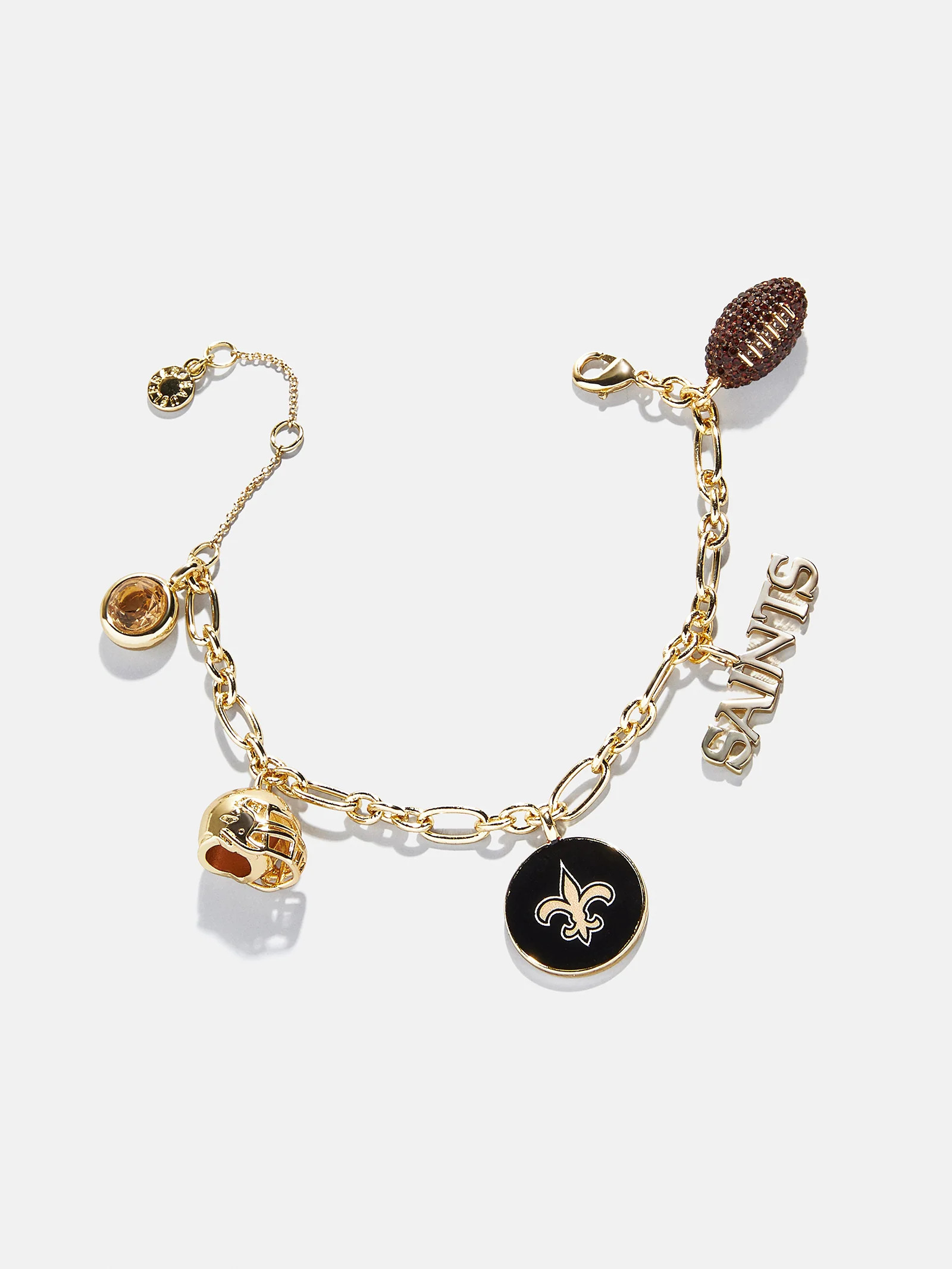 NFL Charm Bracelet - New Orleans Saints | BaubleBar