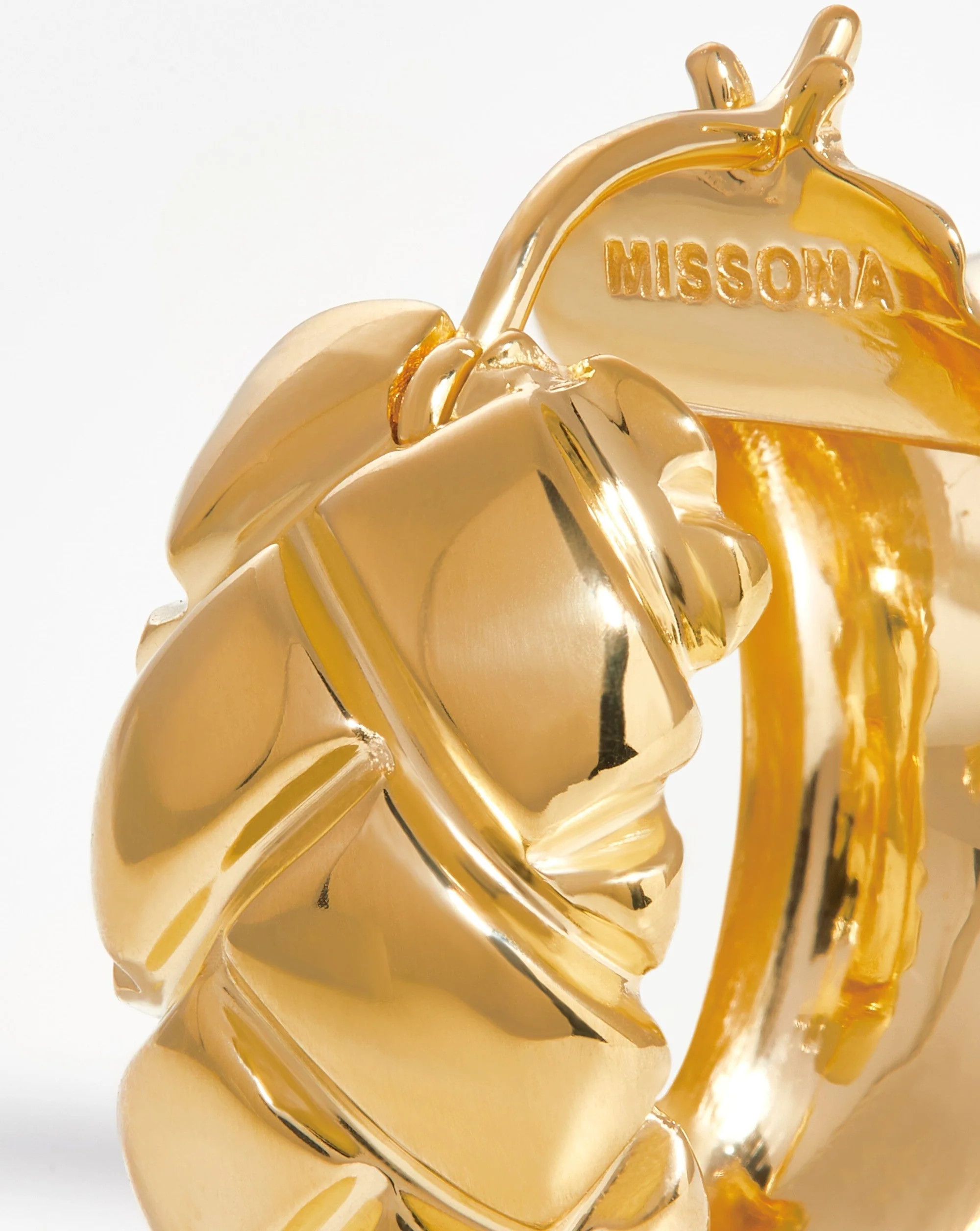 Lucy Williams Chunky Waffle Hoop Earrings | Missoma