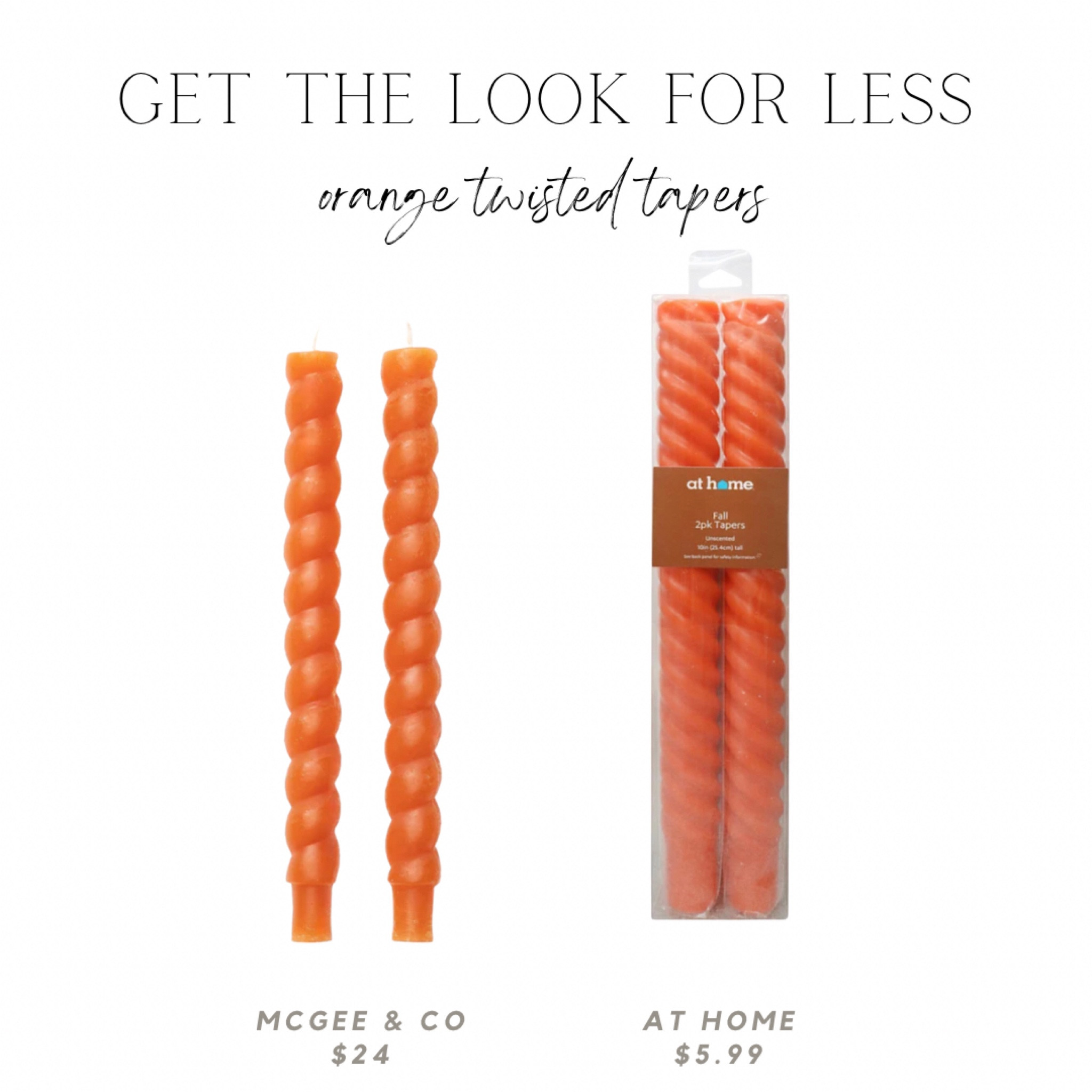 Halloween decor, mcgee & co, at home stores, taper candle, twisted taper, look for less, designer dupe 

#LTKfindsunder50 #LTKHoliday #LTKhome