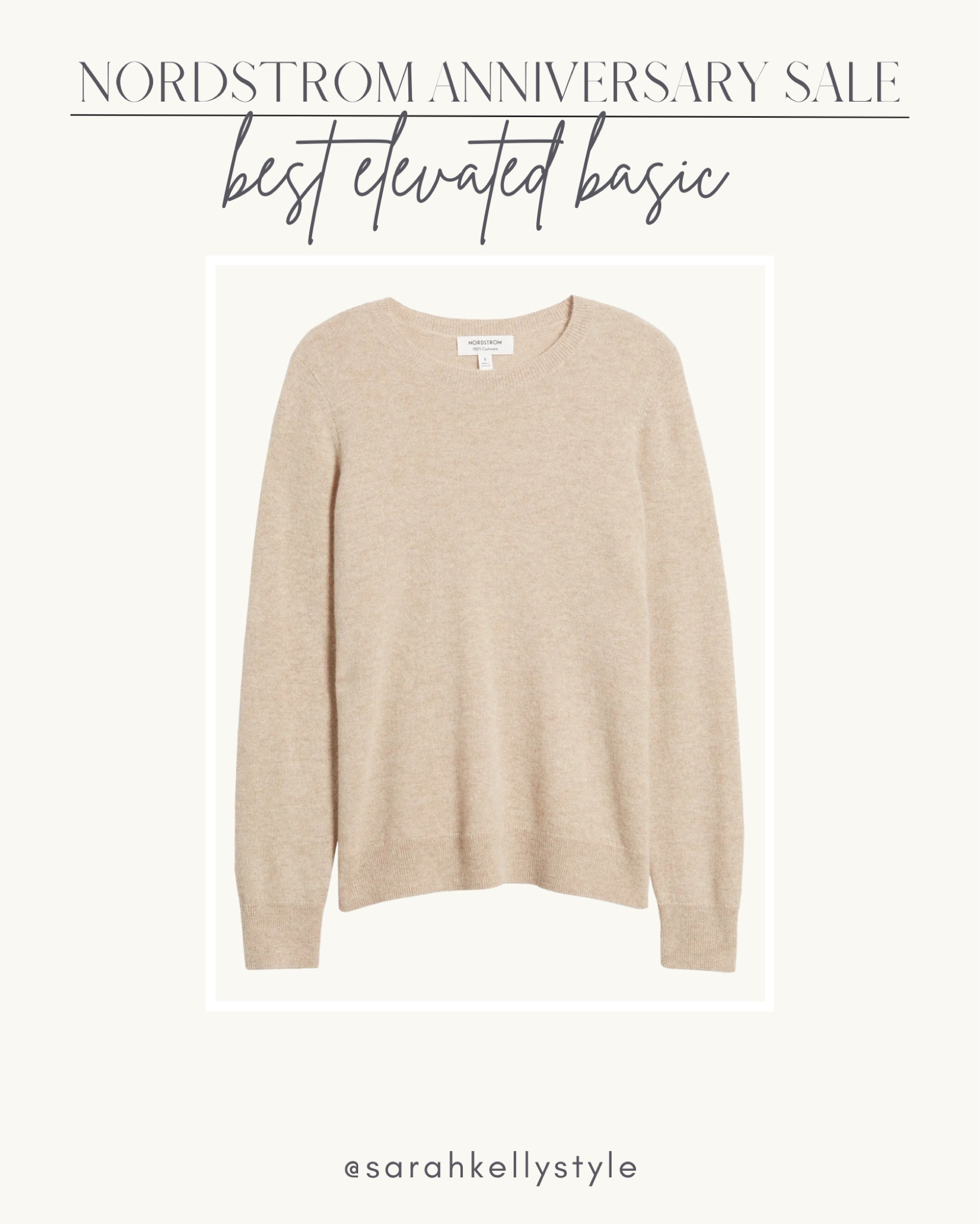 A cashmere sweater is the perfect light weight, basic for fall & winter! This is a great time to get one majority discounted in the NSALE!

#LTKStyleTip #LTKxNSale #LTKOver40