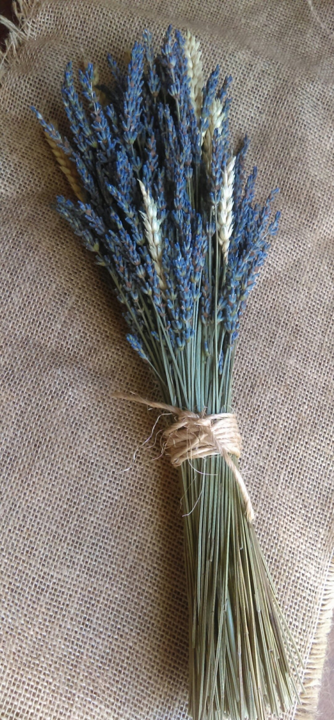 Lavender and Wheat Bouquet: Rustic Autumn Wedding Decor - Etsy | Etsy (US)