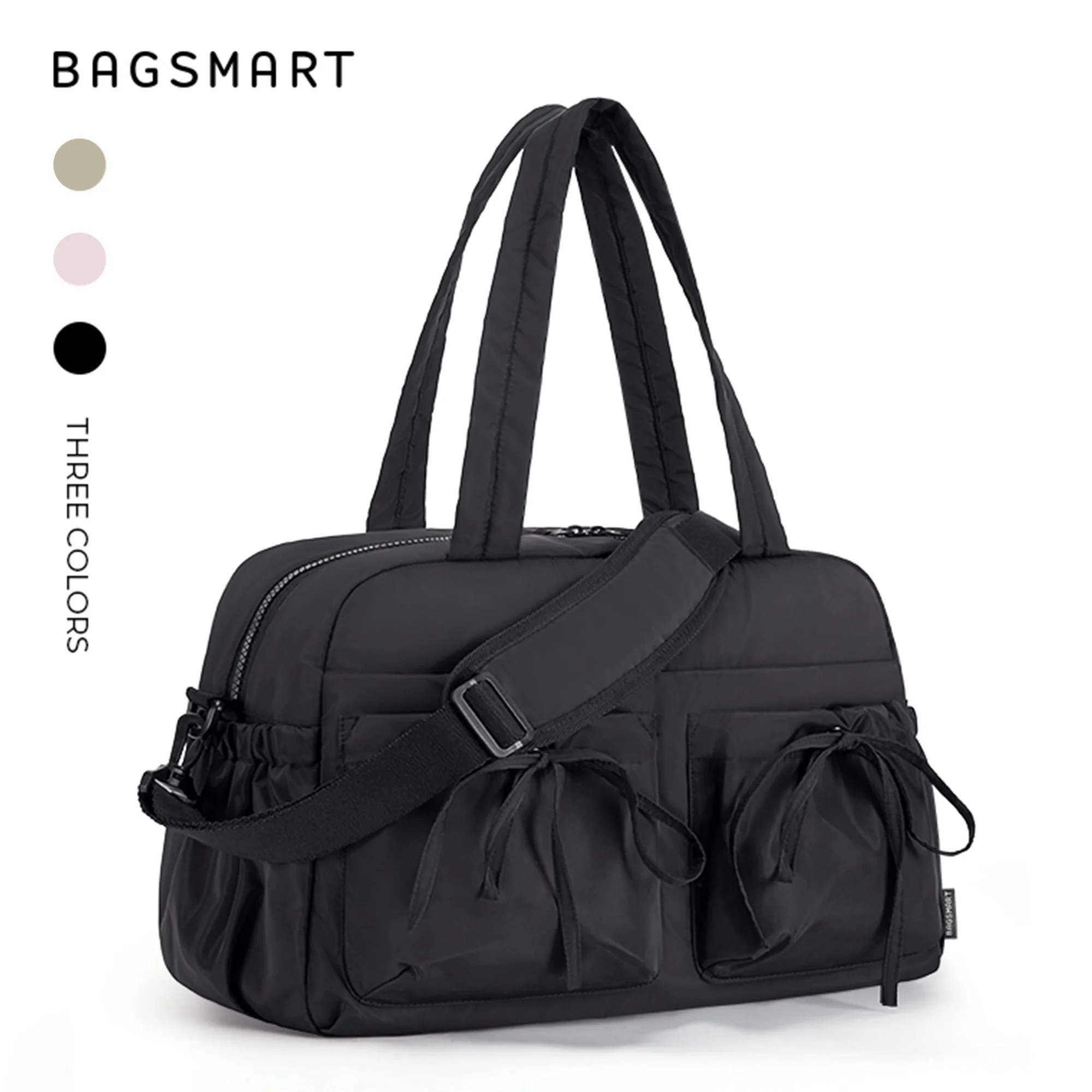 BAGSMART Travel Duffel Bag Gym Bag for Women, Lightweight Carry on Weekender Overnight Tote Bag f... | Walmart (US)