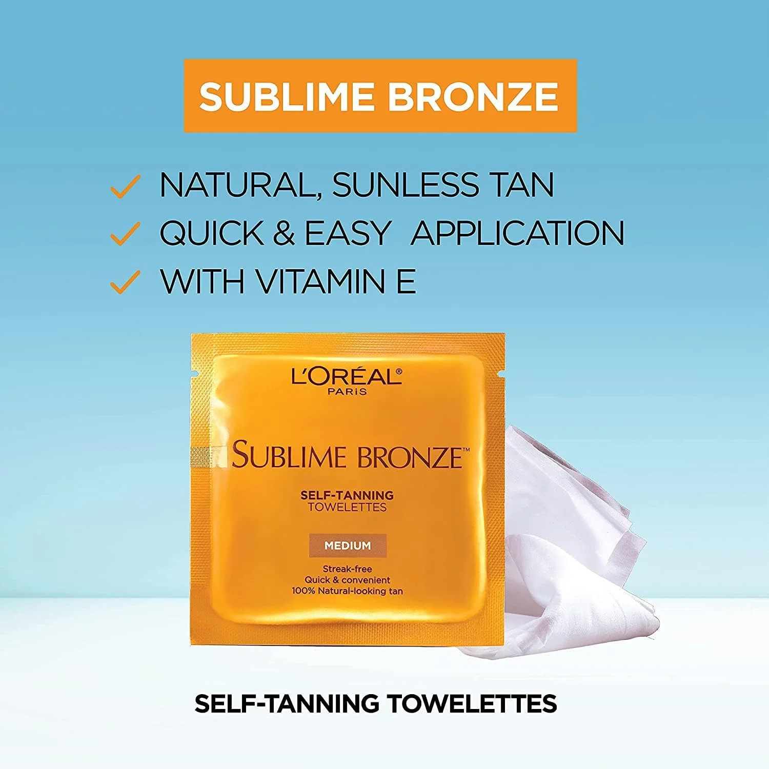 Loreal Paris Sublime Bronze self tanning Towelettes for body (3 Pack) - Walmart.ca | Walmart (CA)