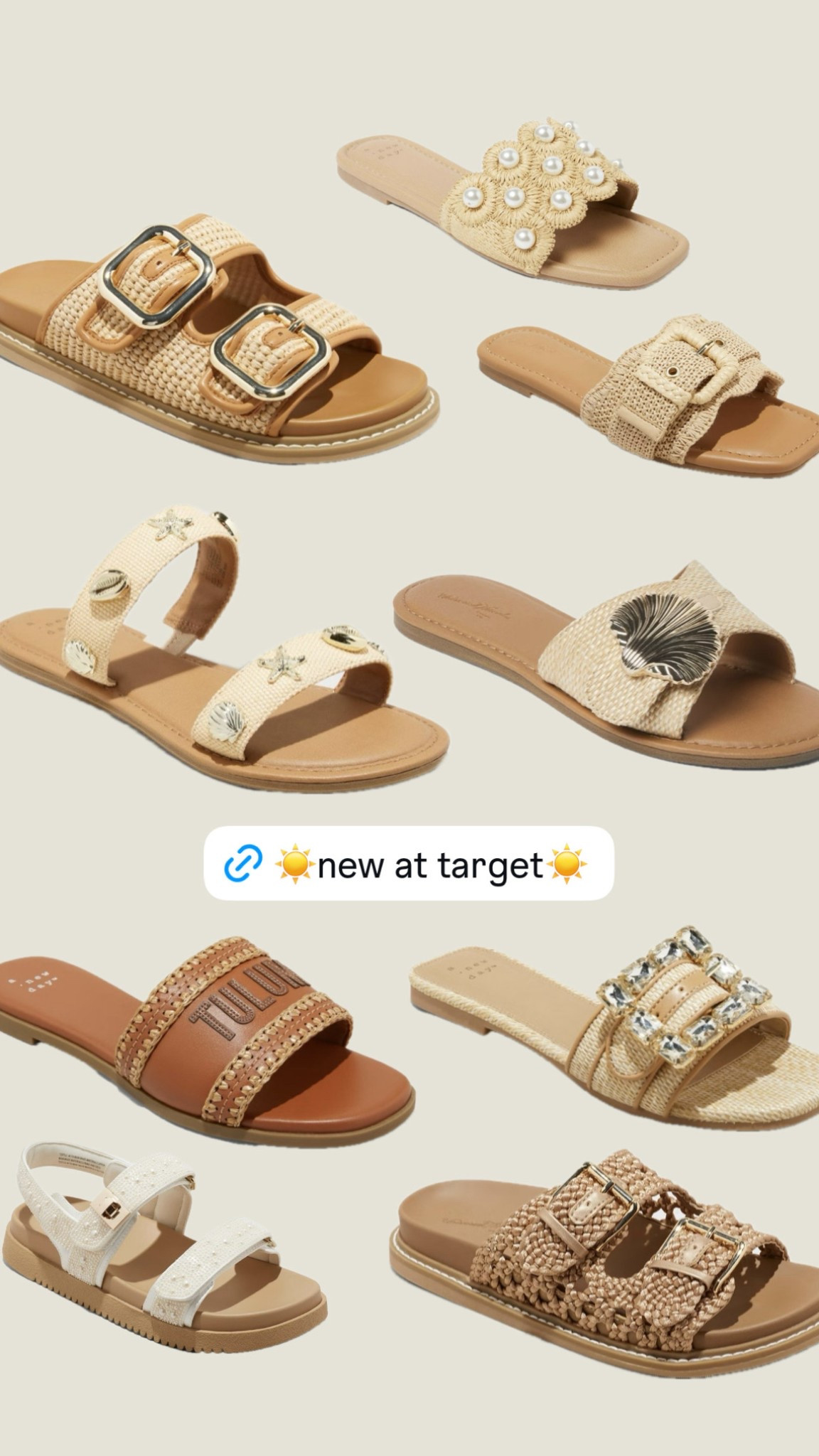 New summer sandals at target ☀️ I love the seashell ones 

#LTKShoeCrush #LTKFindsUnder50 #LTKSwim