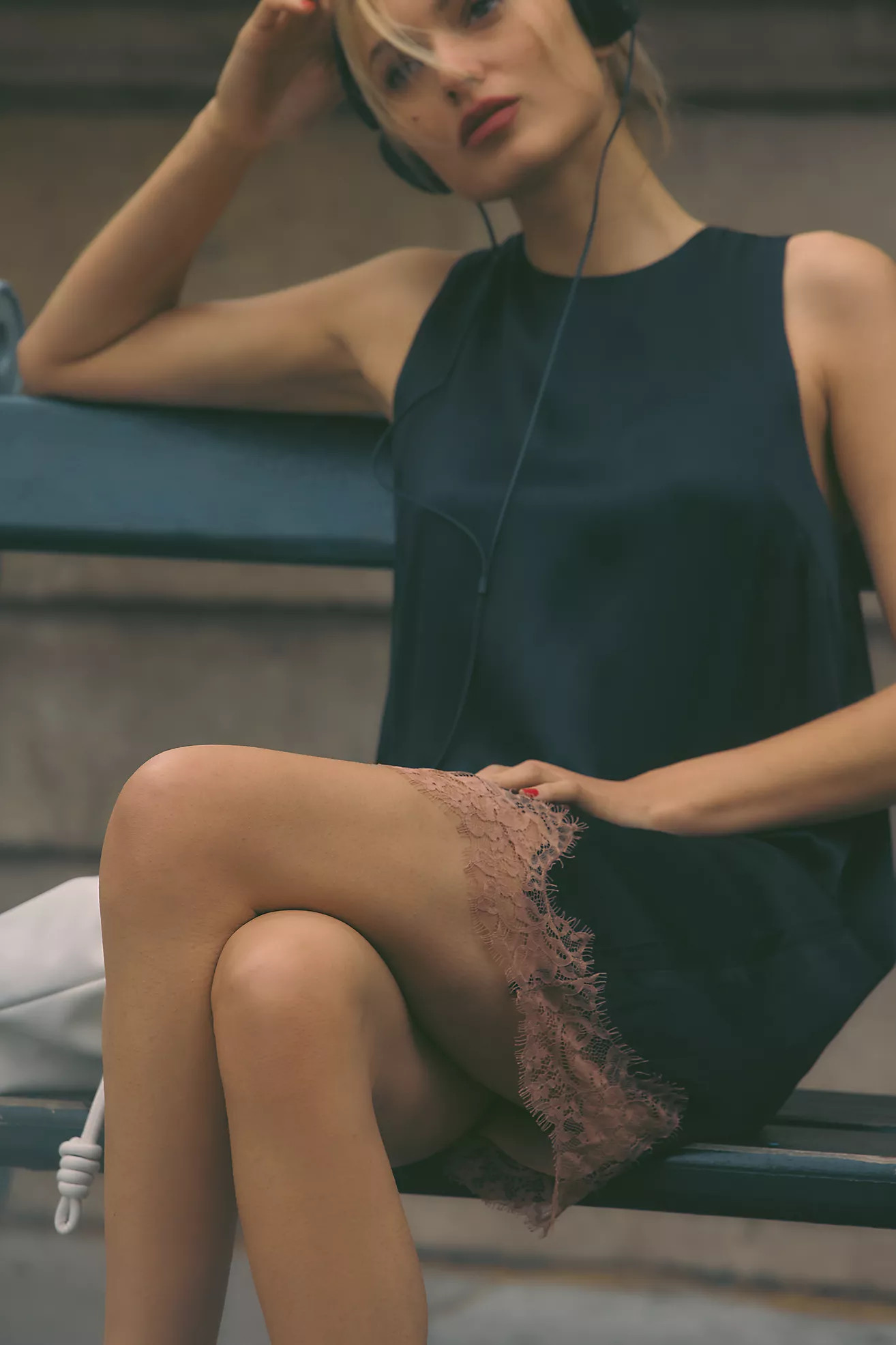 Maeve Emmy Sleeveless Swing Mini Dress | Anthropologie (US)