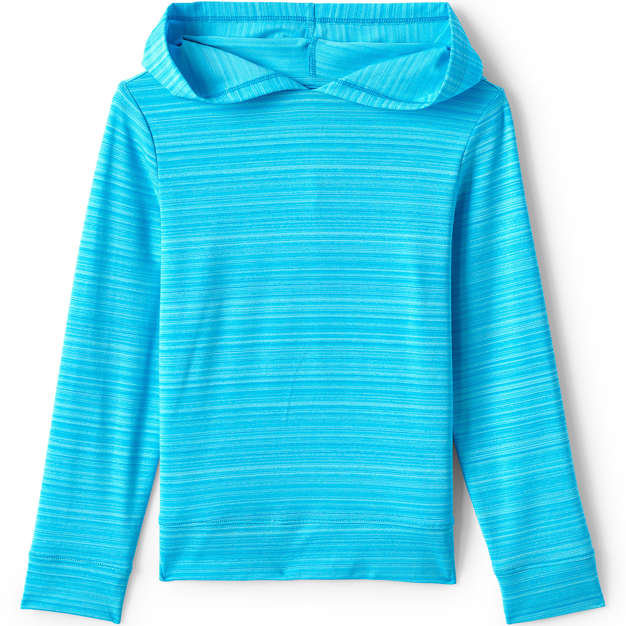 Kids Long Sleeve UPF 50 Sun Hoodie Rash Guard | Lands' End (US)