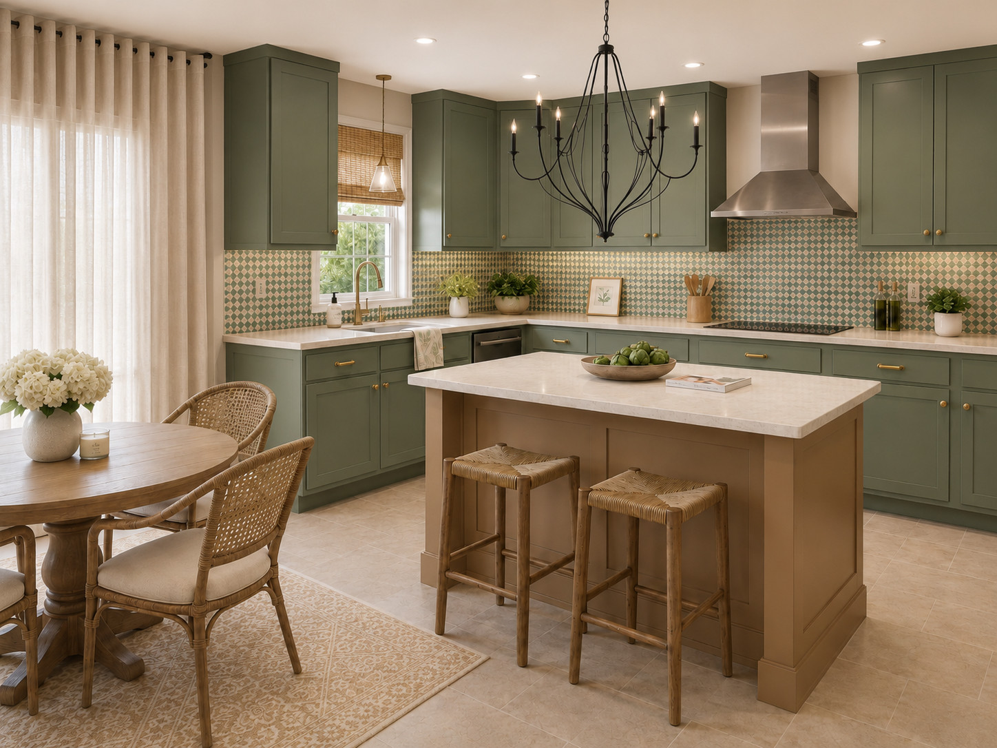 Would you paint your kitchen green? 

Seems many of you would...

#green #kitchenrenovation #kitchendecor #invitinginteriors #modernkitchen #vintagegrandma #boho #bohemian #wayfairhome #mixingmetals #moodboard #colourpalette #twopages  

 #LTKhome #LTKstyletip #LTKfamily