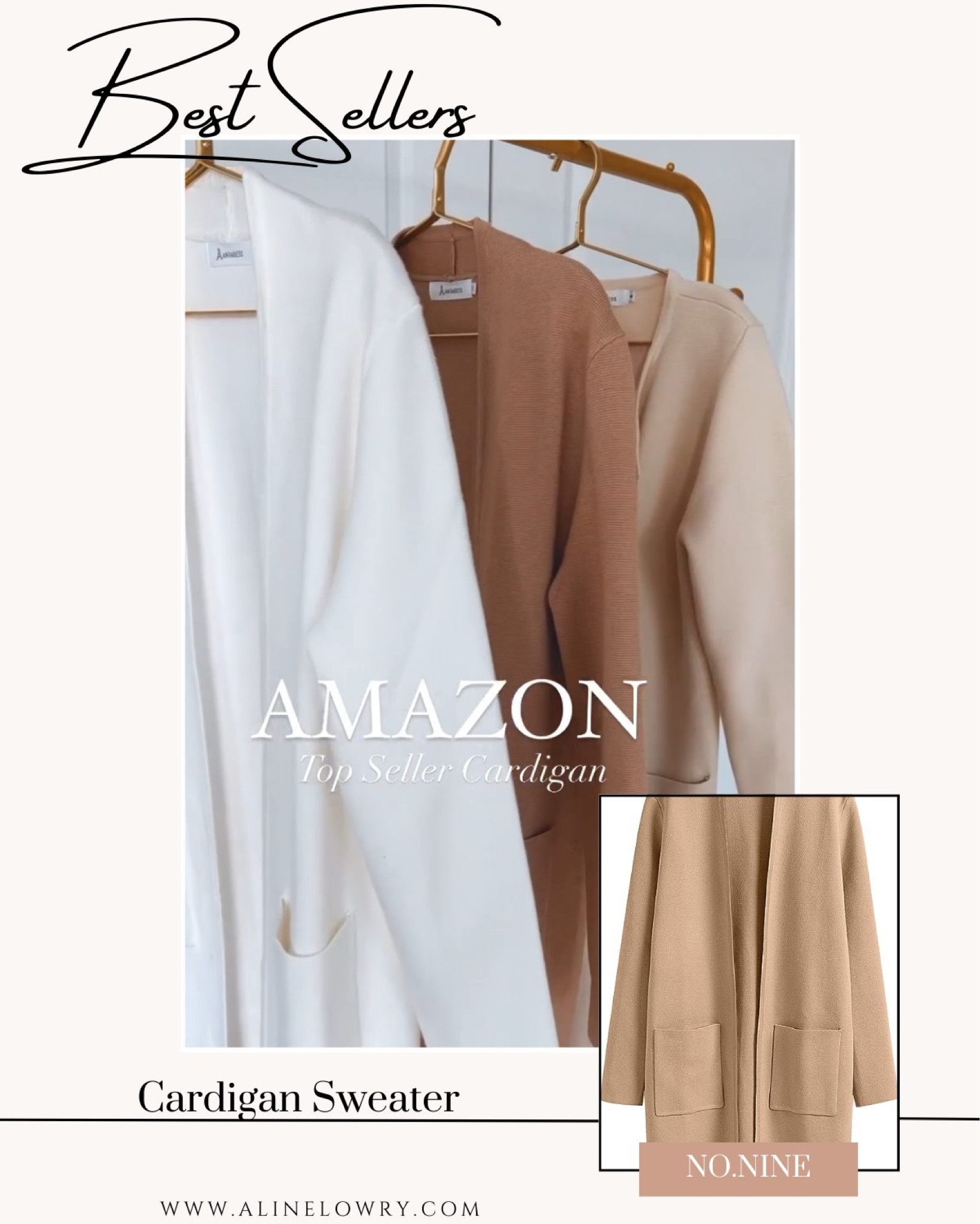 Top Nine of this week! Top Amazon cardigan that is under 50 🙌🏻 size 1 size up, it runs small I am wearing a size medium.