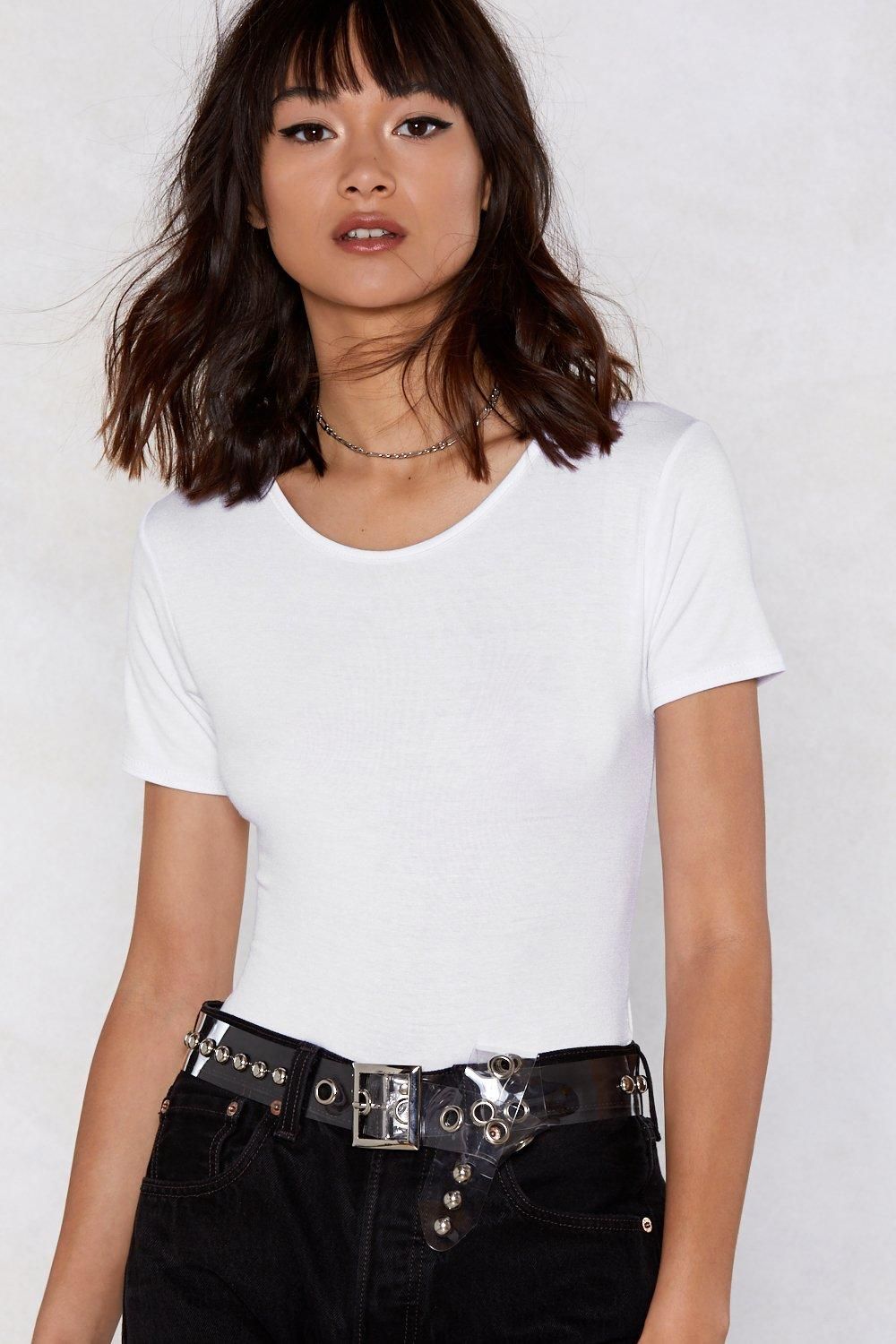 Ease Up Tee Bodysuit | NastyGal (US & CA)