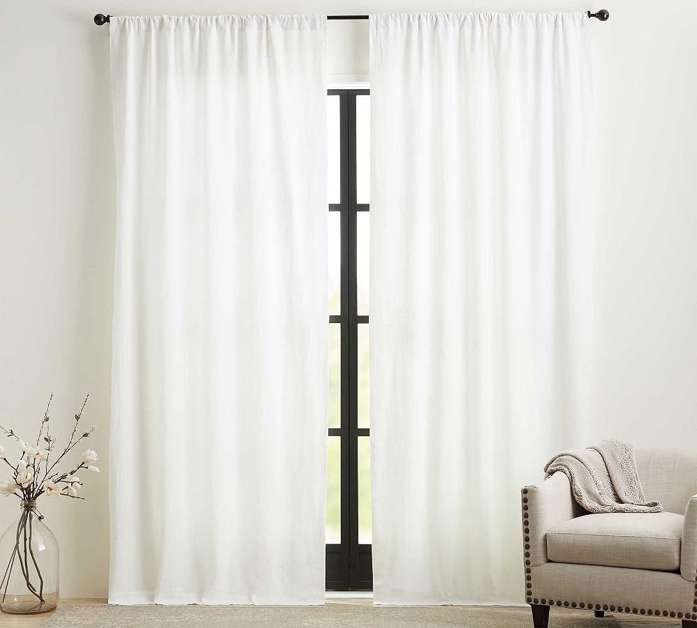 Belgian Flax Linen Curtain | Pottery Barn (US)