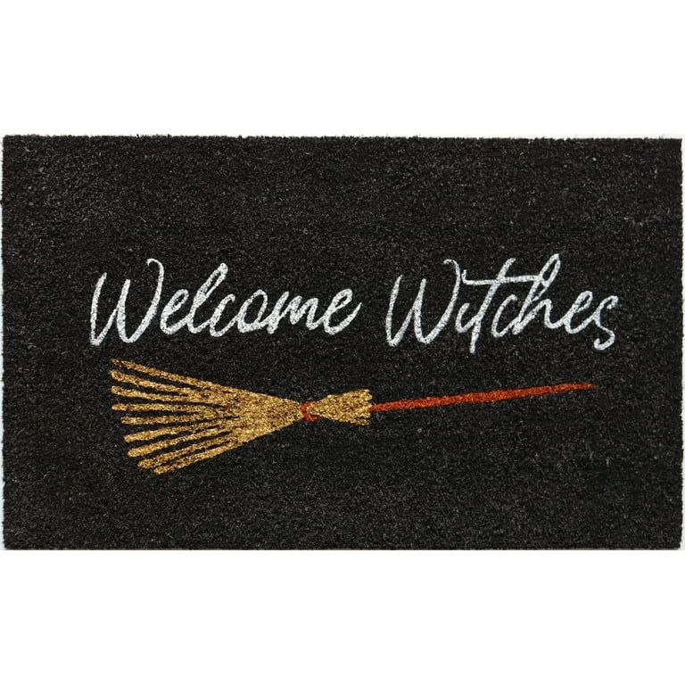 Halloween Welcome Witches Coir Door Mat by Way to Celebrate | Walmart (US)