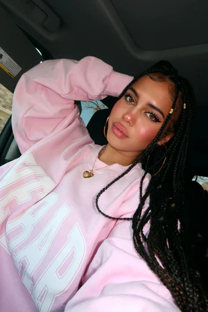 VARSITY SWEATSHIRT BLUSH | The Bar