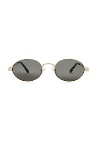 Le Specs Poseidon Deux Sunglasses in Gold Khaki Mono from Revolve.com | Revolve Clothing (Global)