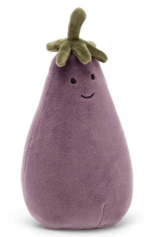 Jellycat Vivacious Vegetable Eggplant Plush Toy in Purple at Nordstrom | Nordstrom