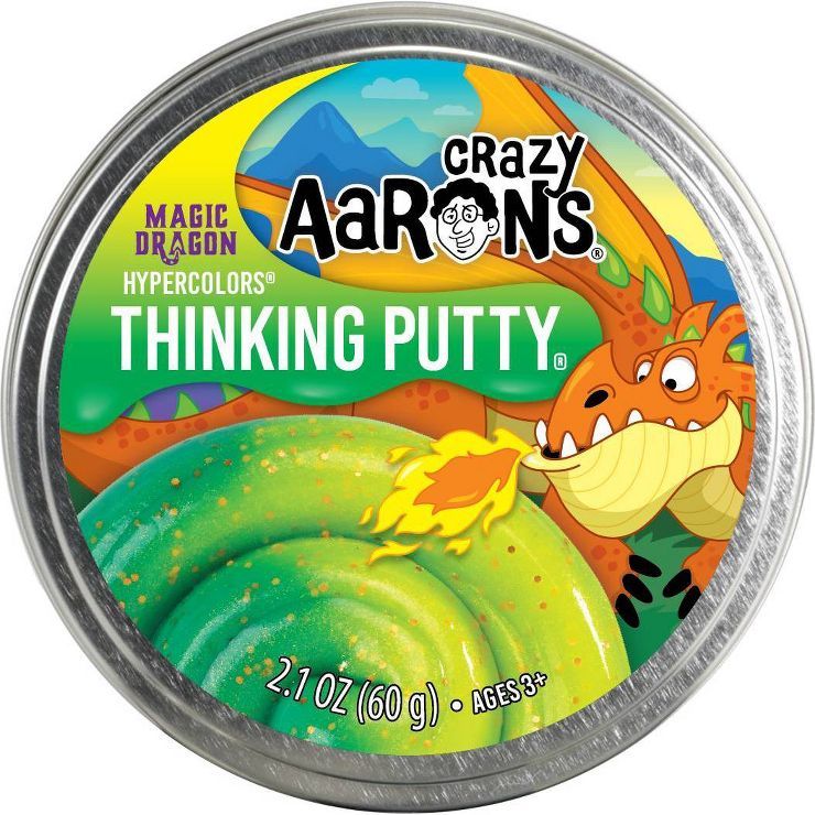 Crazy Aaron's Magic Dragon - 3.5" Thinking Putty Tin | Target