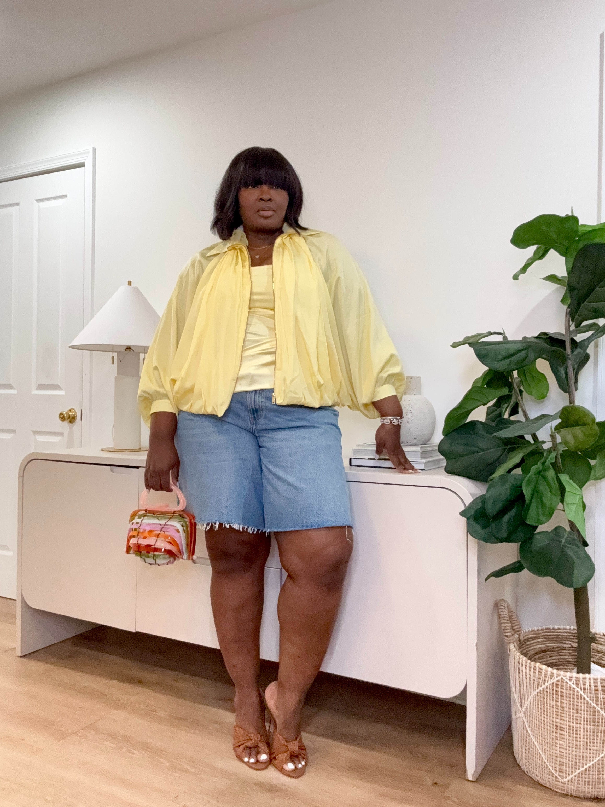 Spring style doesn’t have to be complicated. Start with basics, then add one standout piece like this and you’re done. The relaxed fit makes it comfortable for all-day wear, while the bold silhouette adds that standout detail your outfit needs. #springstyle #statementpiece #layeringstyle #casualoutfit #denimoutfit #plussizefashion #ltkstyle #effortlessstyle #springoutfits #everydaystyle 

 #LTKootd #LTKSeasonal #LTKMidsize