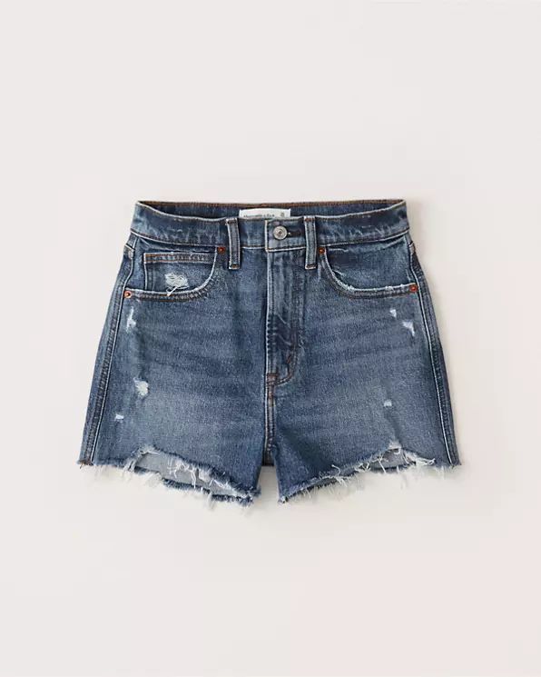 A&F Vintage Stretch Denim | Online Exclusive
			


  
						
							Ultra High Rise Mom Shorts
		... | Abercrombie & Fitch (US)