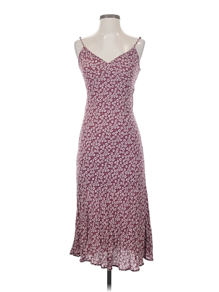 Wild Fable 100% Rayon Hearts Burgundy Casual Dress Size S - 43% off | ThredUp (US)