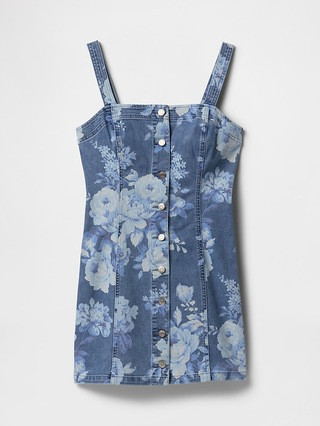Denim Floral Mini Dress | Gap (US)