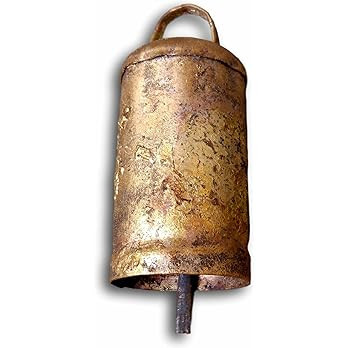 Six 4 inches high Rounded Top Tin Bells with Metal Striker Bell Chime Rounded Top | Amazon (US)