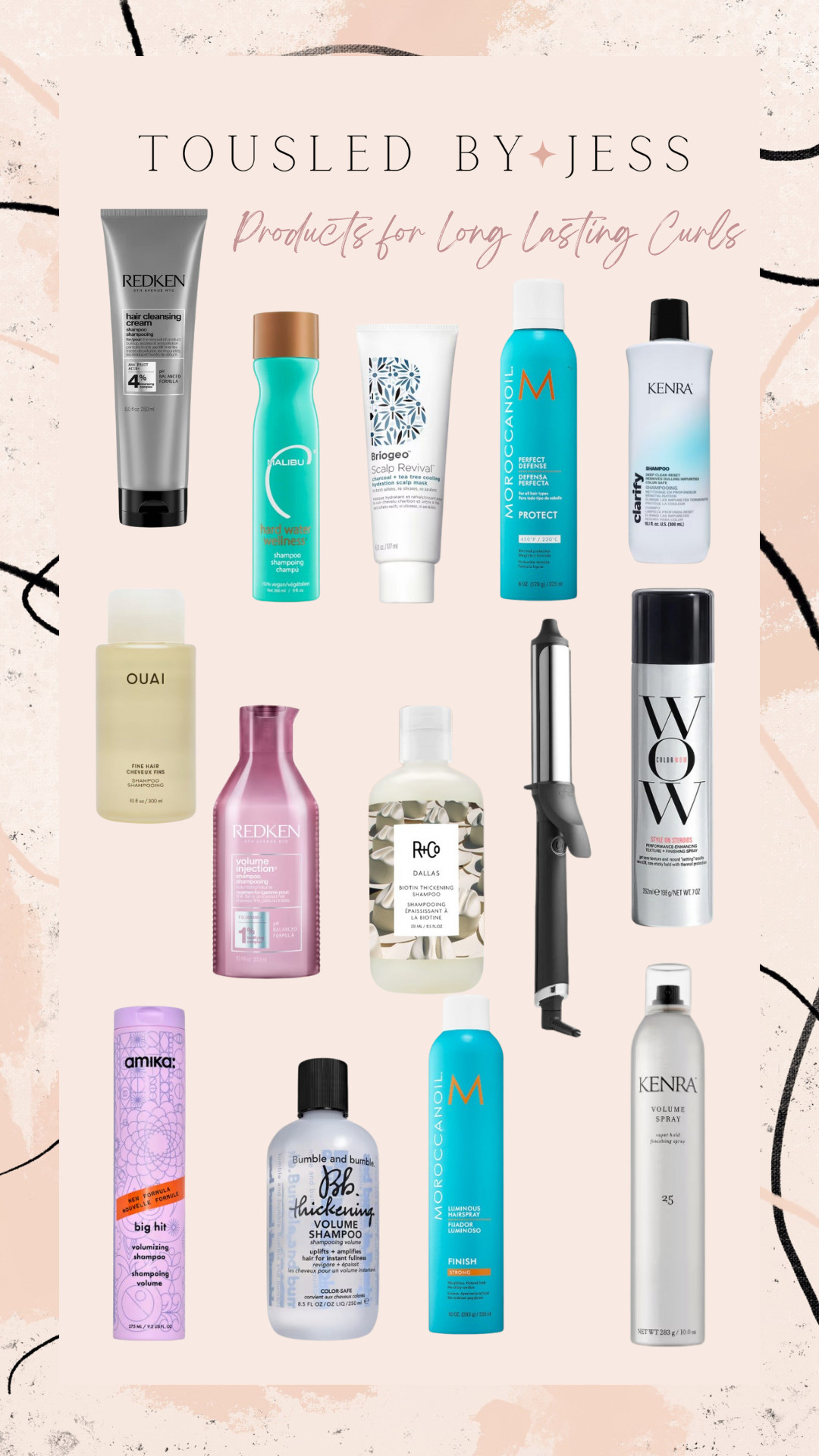 Products to use to make your curls last all day!  

 #LTKBeauty #LTKWedding