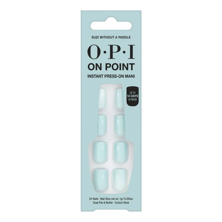 OPI On Point Instant Press-On Mani, Suzi Without a Paddle, 0.5 fl oz | Walmart (US)