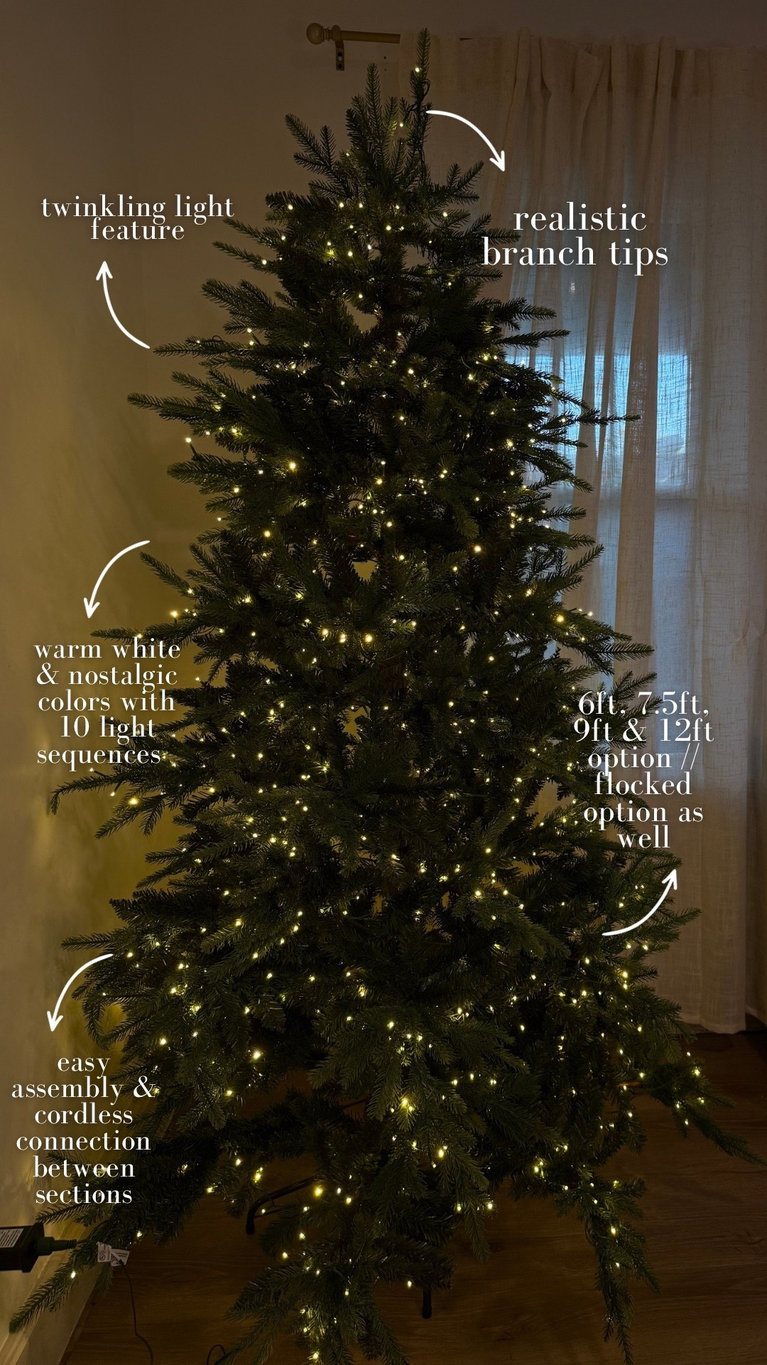 NEW viral twinkling Christmas tree! The best holiday home decor that won’t break the bank — I got 6ft because I have low ceilings!! In stock! 

#LTKU #LTKSaleAlert #LTKSeasonal