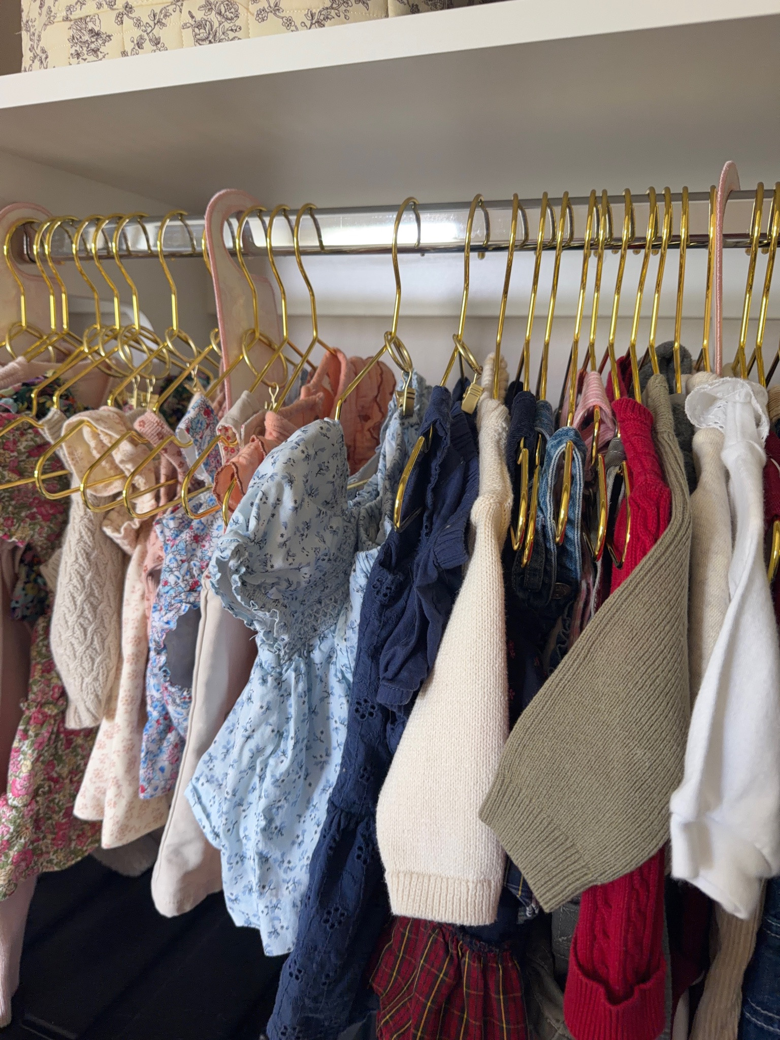 Nesting Details — here’s what we’re using for our baby girl’s closet! Gold hangers ✨

#LTKBaby #LTKmomlife #LTKHome