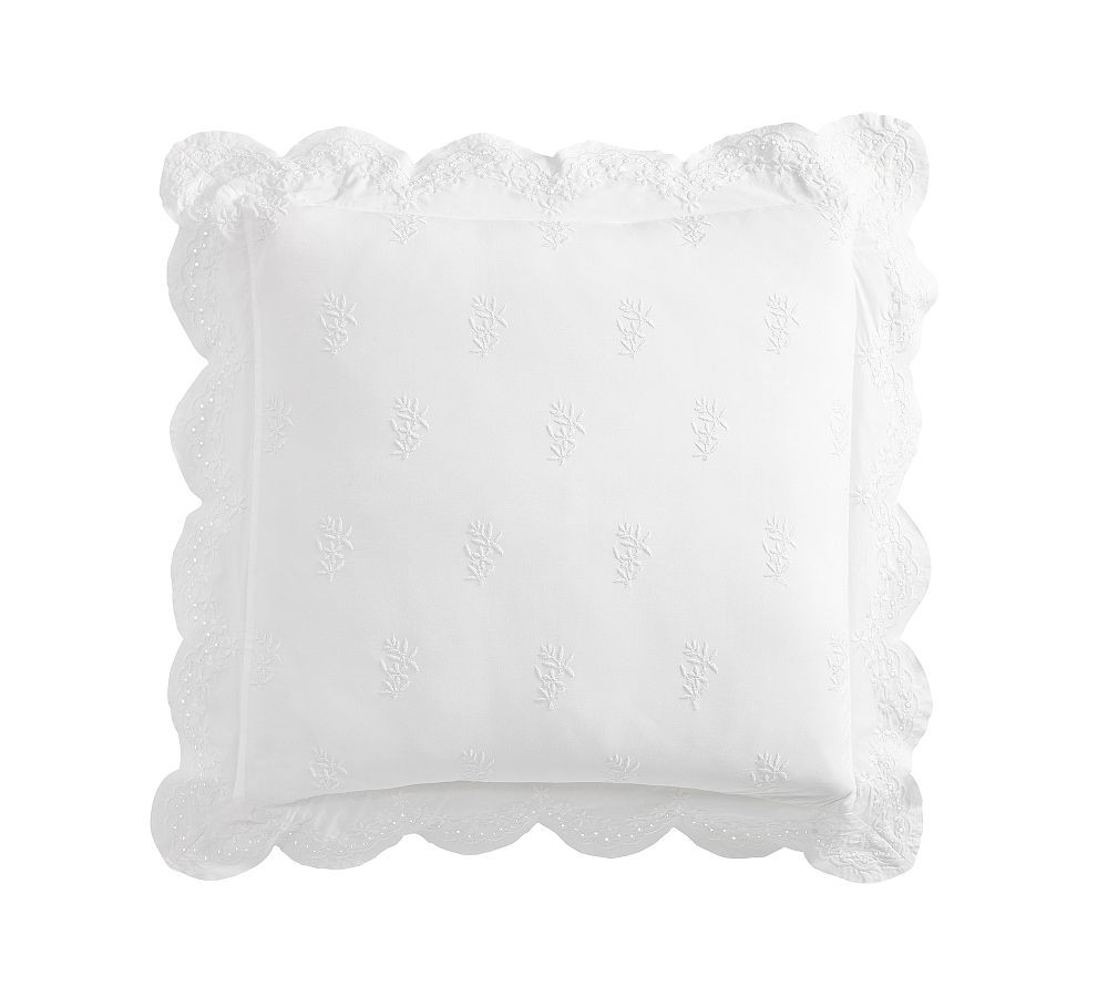 Heirloom Embroidered Duvet Shams | Pottery Barn (US)