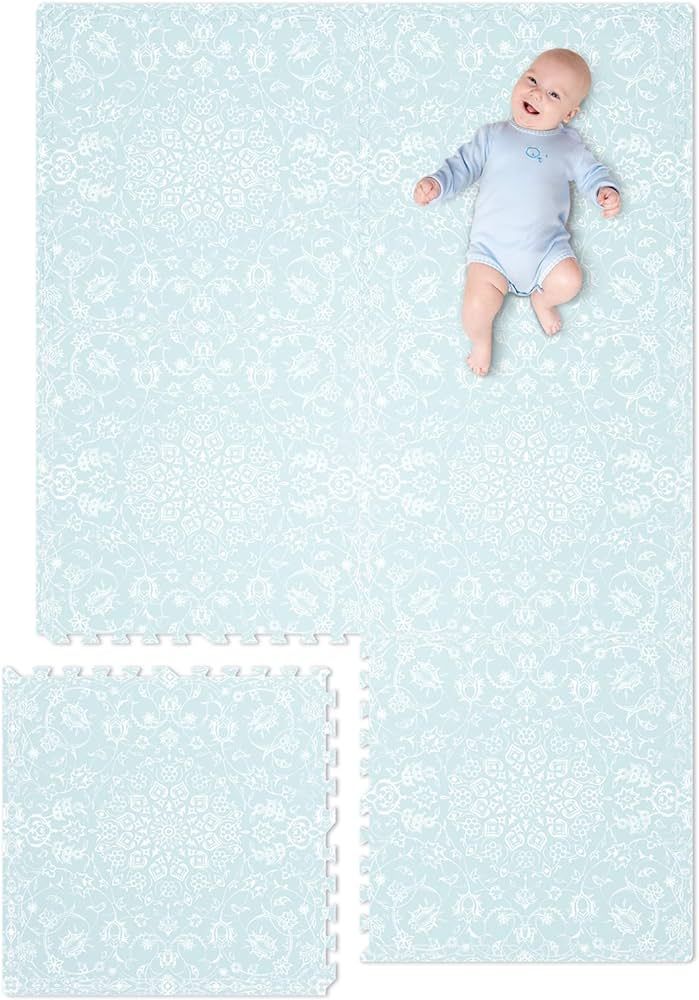 Extra Large Baby Play Mat - 4FT x 6FT Non-Toxic Foam Puzzle Floor Mat for Kids & Toddlers (Persia... | Amazon (US)