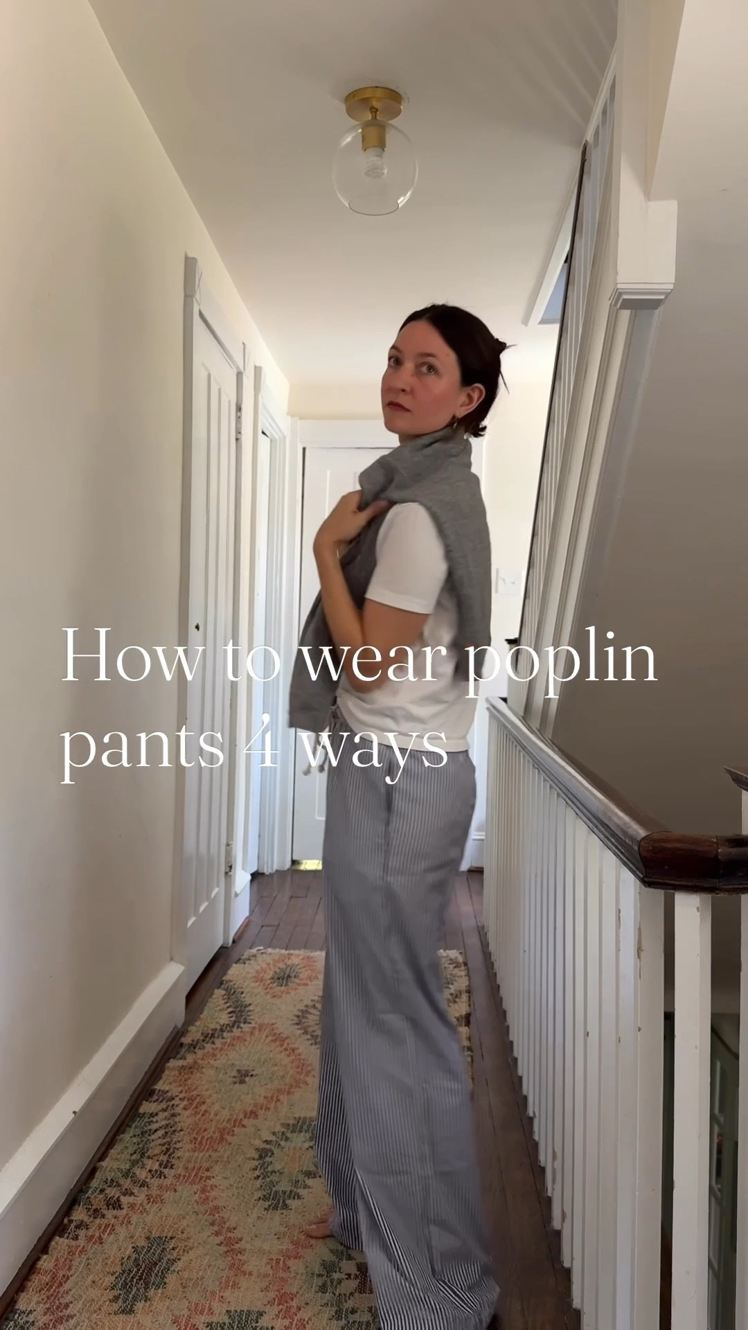 I’m trying out a new “How to Wear” series & I’m starting out with poplin pants! It can be tough to transition your poplin pants from summer to fall but with the right accessories, you can create multiple fall outfits! I love these striped ones because they’re comfortable & add some interest to your look! Which outfit is your favorite?! Mine is 3 😊🍋‍🟩🌊🐆 I love a good pop of leopard! 

#LTKShoeCrush #LTKStyleTip #LTKSeasonal