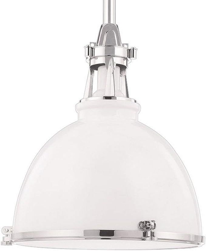 Hudson Valley Lighting 4610-WPN Massena - 1 Light Pendant in Industrial Style - 13.5 Inches Wide ... | Amazon (US)