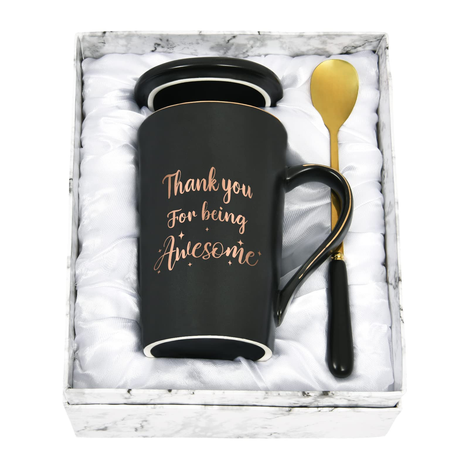 YHRJWN - Thank You Gifts - Thank You for Being Awesome Mug - Inspirational Birthday Gifts for Friend | Amazon (US)