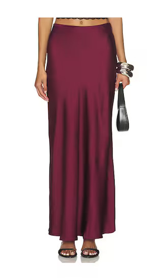 Jeannie Skirt in Wine | Revolve Clothing (Global)