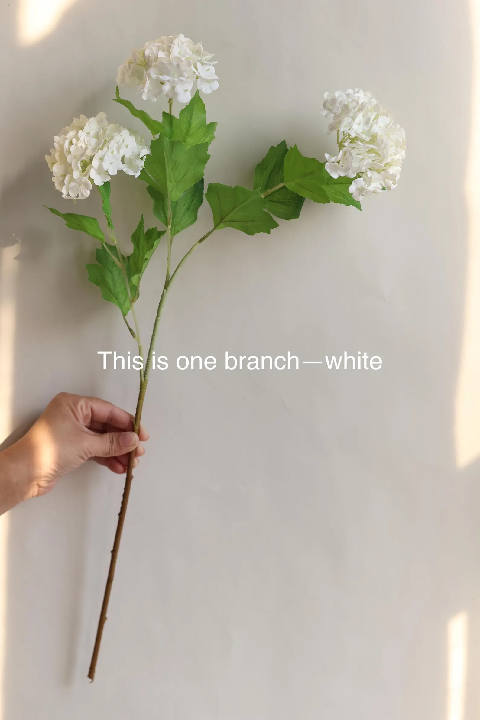 25" Real Touch Faux Snowball Flower: Cream & Green Real Touch Flowers, Faux Botanicals, DIY Flora... | Etsy (US)