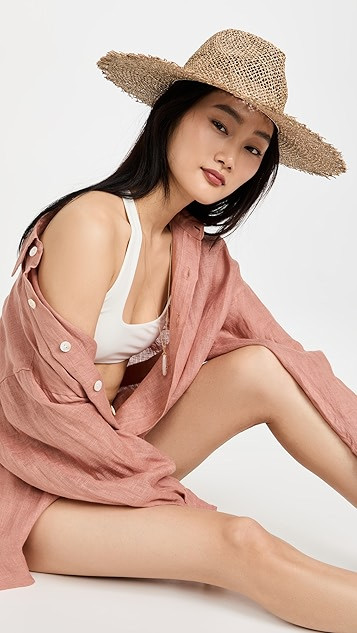 Skinny Dip Freyed Fedora Hat | Shopbop