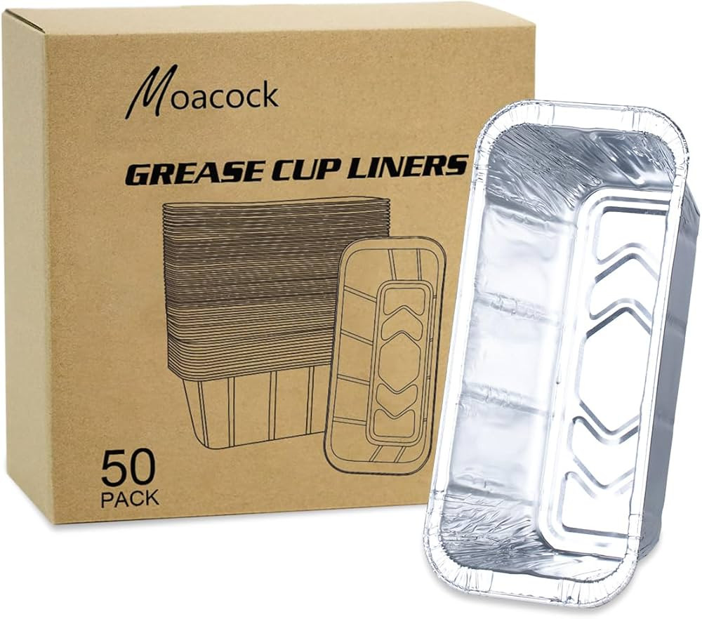50Pack Drip Pan Compatible for Blackstone Griddles 28 & 36 & 30 & 22 & 17 Inches, Aluminum Foil G... | Amazon (US)