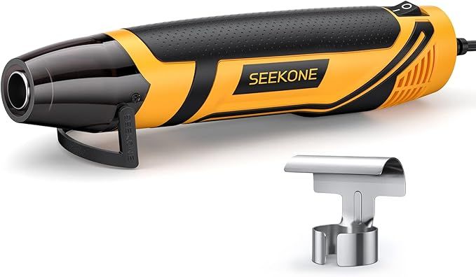 SEEKONE Mini Heat Gun, 350W 662℉ (350℃) Fast Heat Handheld Hot Air Gun Tool with Reflector No... | Amazon (US)