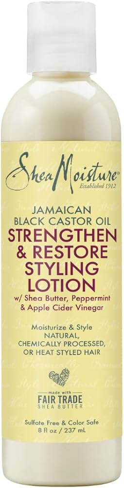 SheaMoisture Jamaican Black Castor Oil, Strengthen & Restore Styling Lotion, Moisturize & Style, ... | Amazon (US)