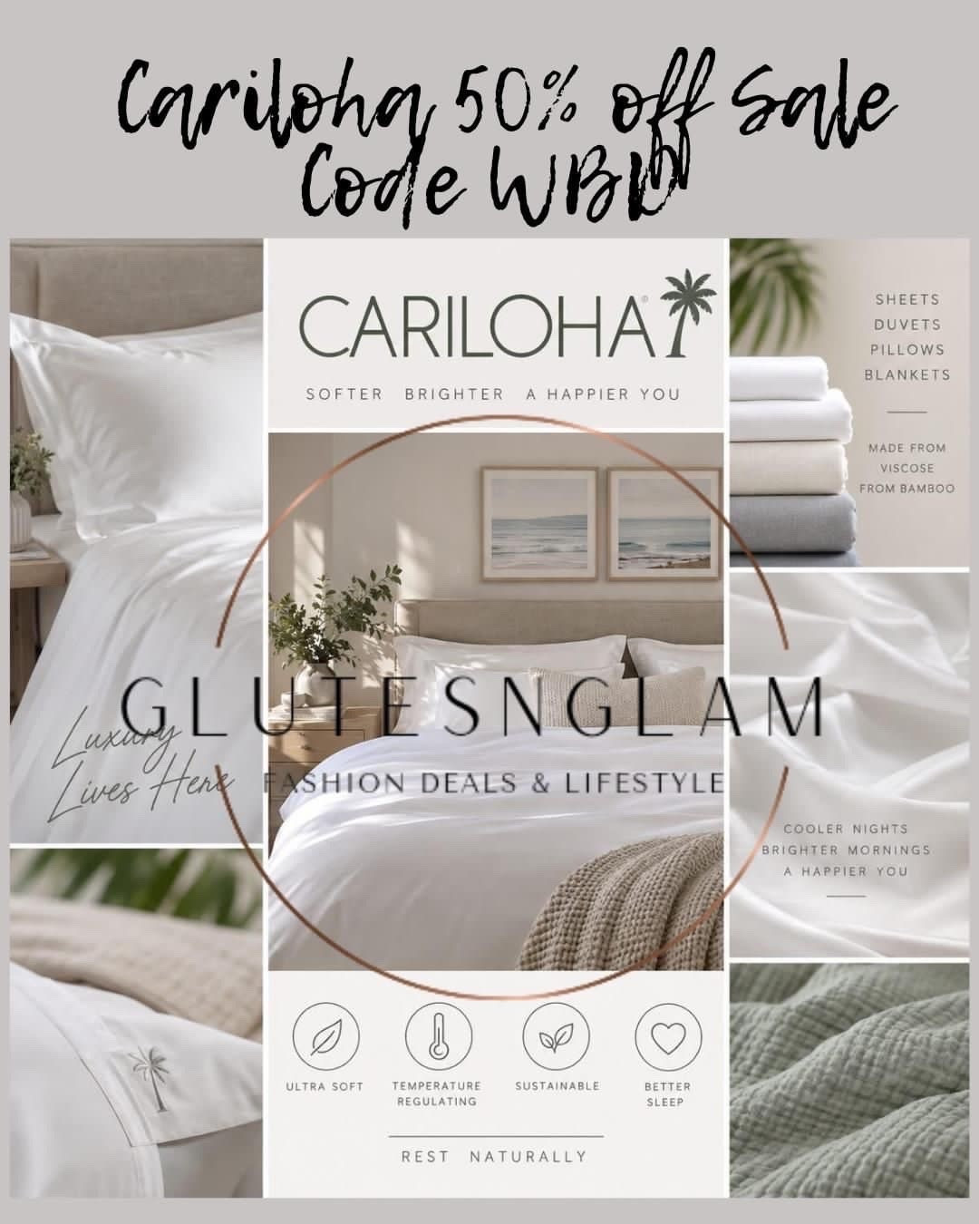 Now is the time to refresh your bedding! Cariloha has a secret code to save 50% off bedding. Use code WBD to save 50% off! Cariloha bedding, Cariloha sheet sets.

#LTKSaleAlert #LTKHome #LTKSeasonal