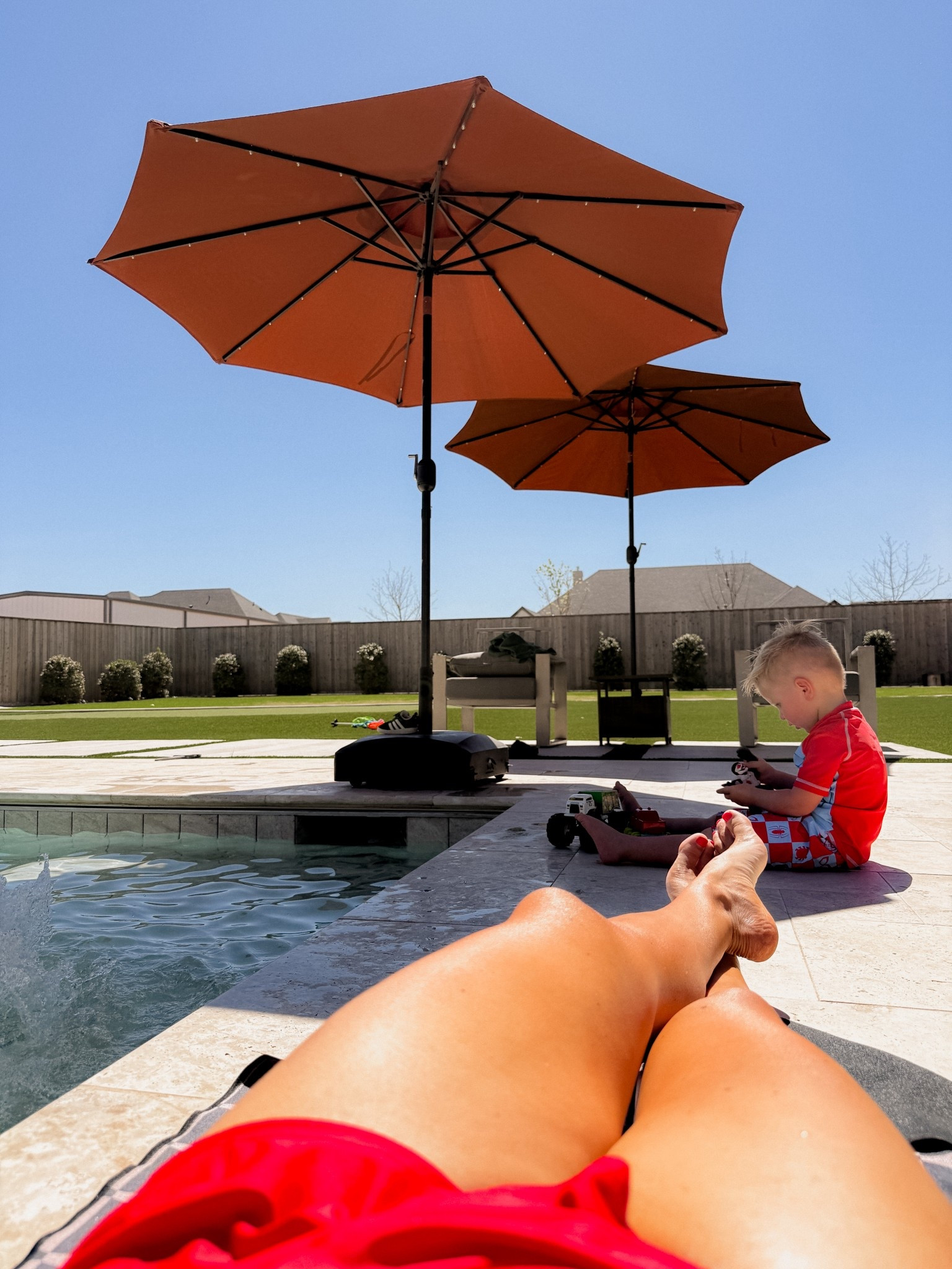 Umbrella setup that’s lasted two years! Windy west Texas too!


#LTKHome #LTKSeasonal