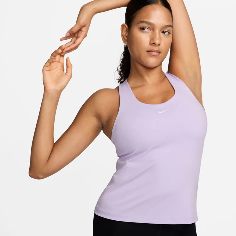 Nike Women's Dri-FIT Swoosh Bra Tank Top Lilac Bloom, Small - Women's Athletic Performance Tops at Academy Sports | Academy Sports + Outdoors