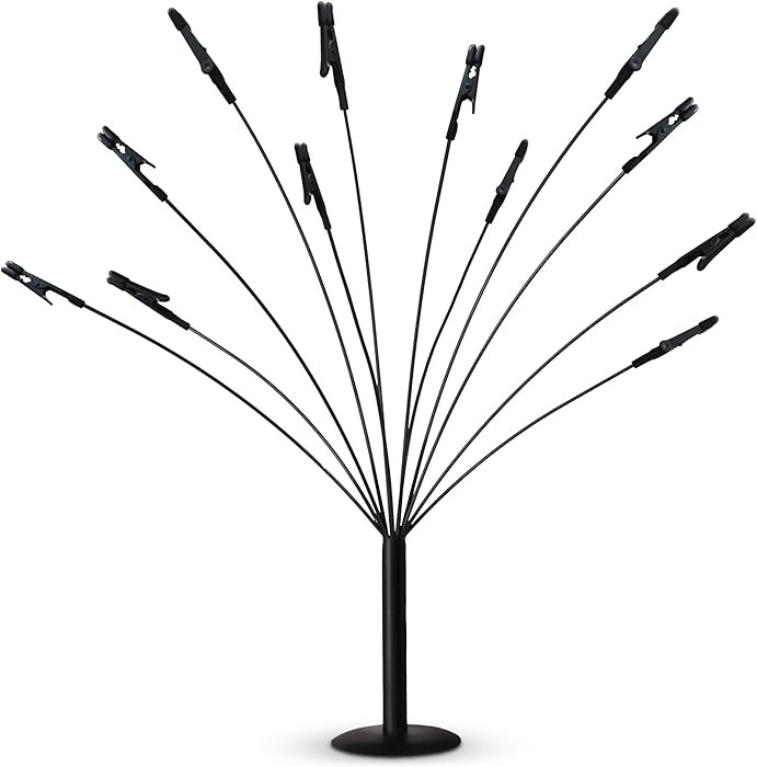 CraftyCrocodile Gift Card Tree Holder with Clips - Metal Display Stand with 12 Flexible Clips for... | Amazon (US)