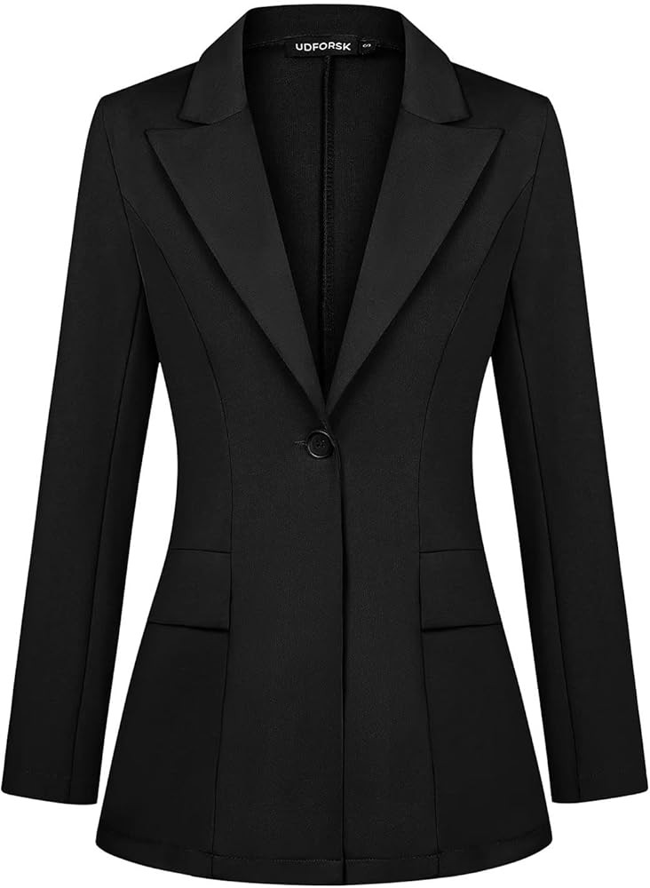 Blazers for Women Business Casual Blazer Jackets Long Sleeve Open Front Work Office Blazer Stretc... | Amazon (US)
