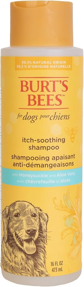 Burt's Bees for Pets Naturally Derived Itch Soothing Shampoo with Honeysuckle - Anti-Itch Dog Sha... | Amazon (US)