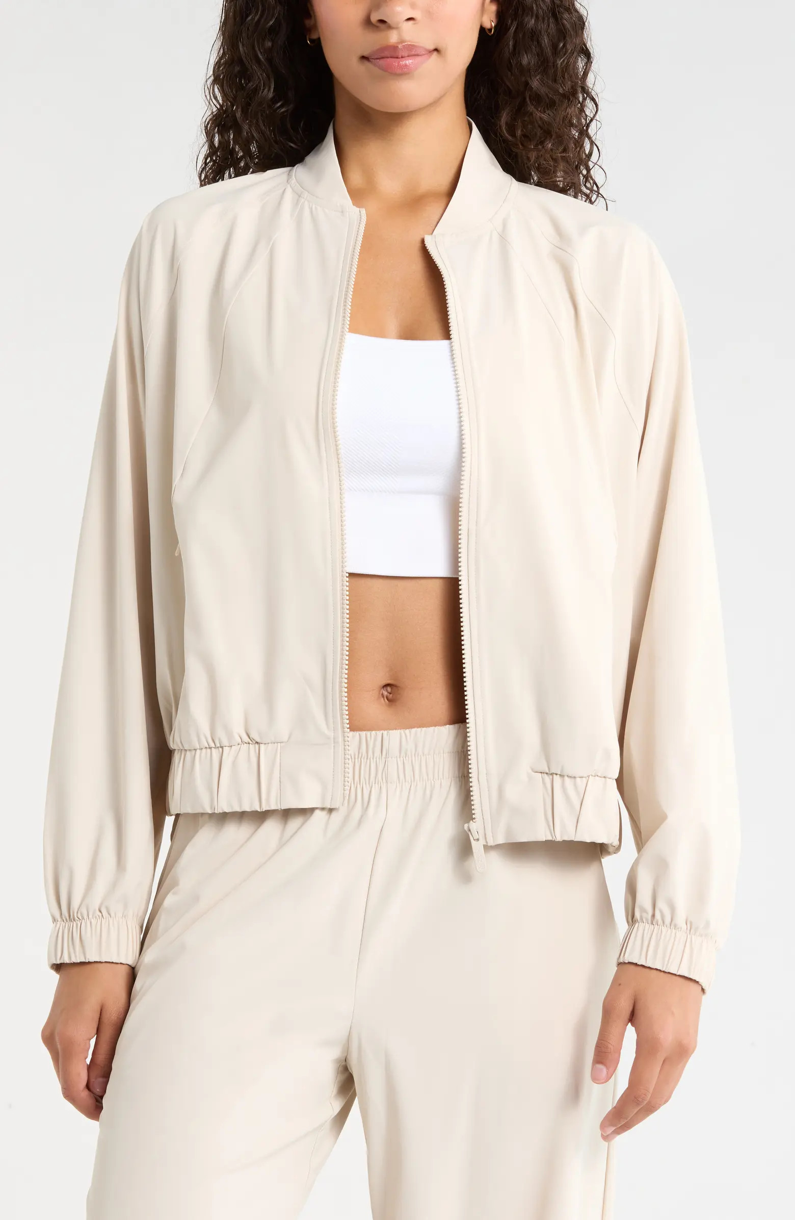Zella Atlas Bomber Jacket | Nordstrom | Nordstrom