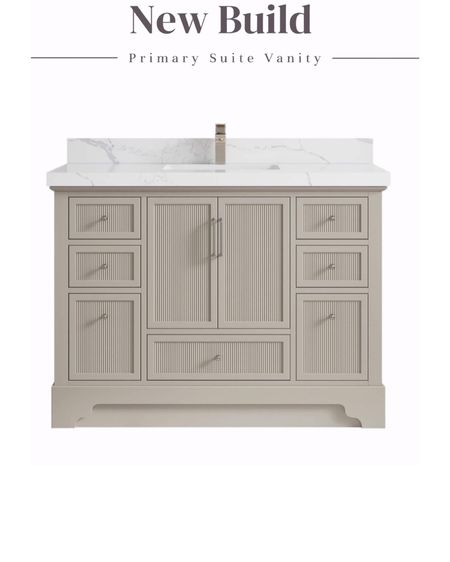 I got two vanities for the new build!!! I live these! So nice and they’re a greige color I love!! 

#LTKHome