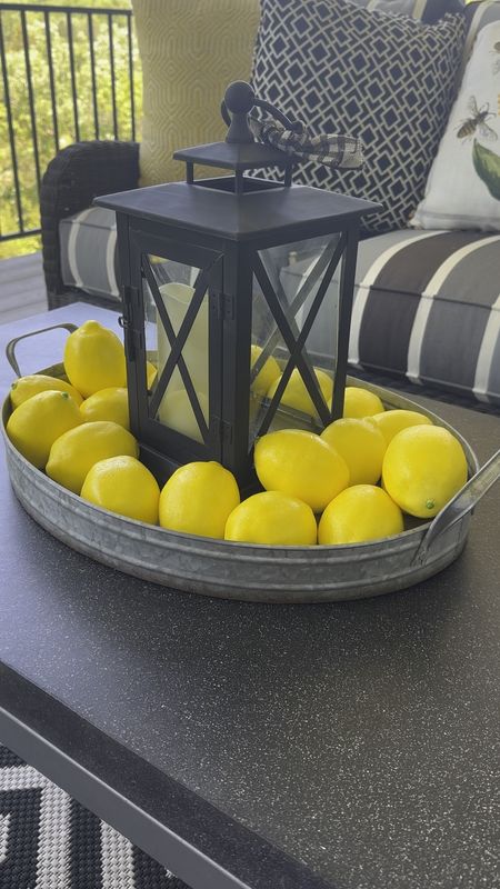 Faux lemons use outside or inside for cute decor. 

#patiodecor
#homedecor
#fauxlemons
#walmarthome

#LTKhome