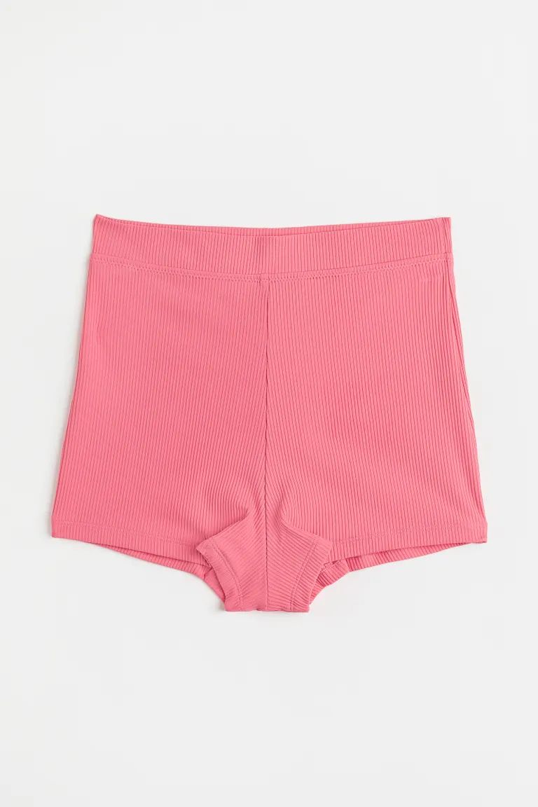 Fully lined bikini bottoms with a high waist and low-cut legs. | H&M (US + CA)