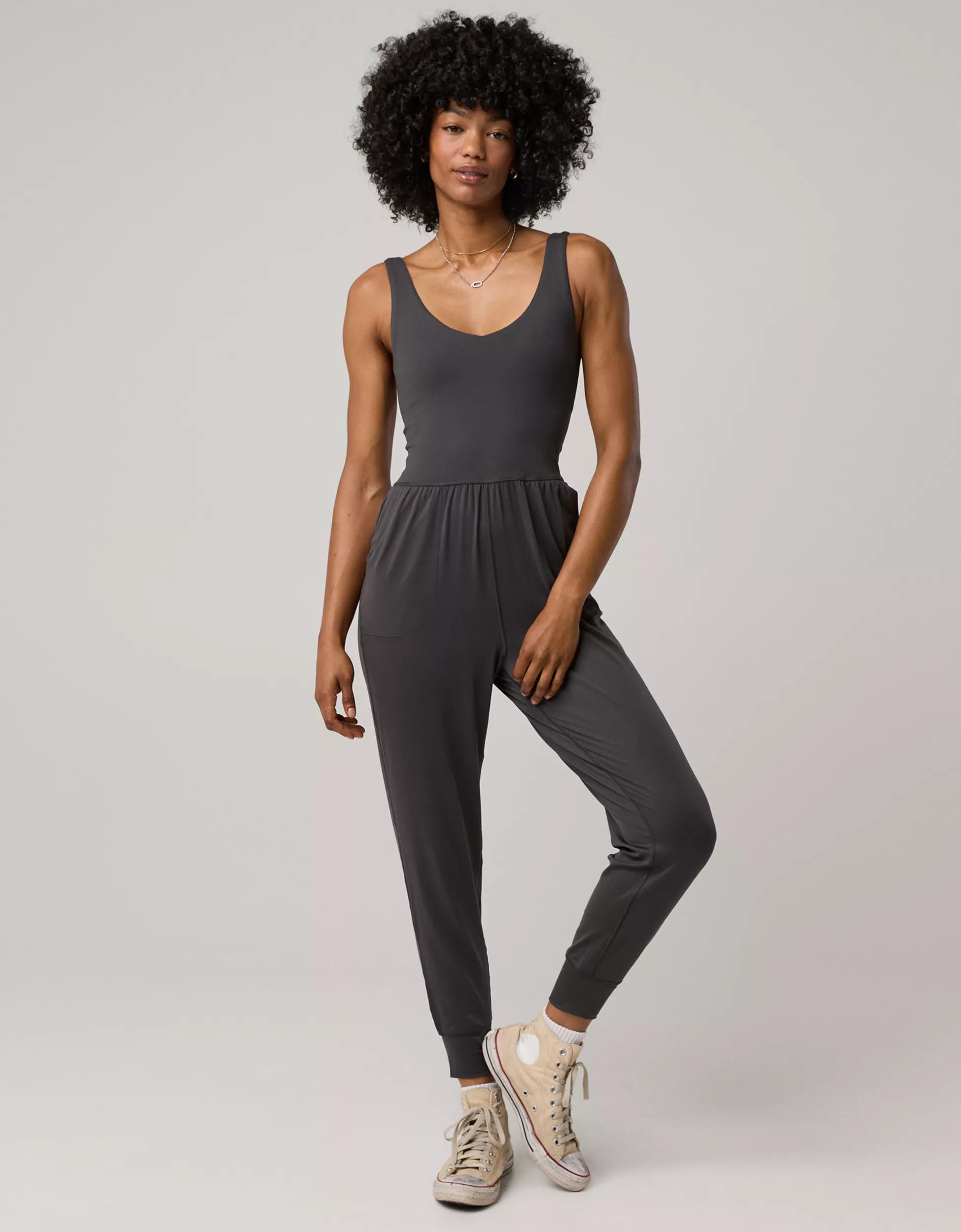 OFFLINE By Aerie The Hugger Easy Jogger Jumpsuit | Aerie